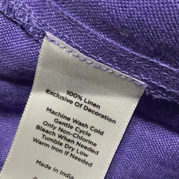 Talbots linen popover eyelet tunic top size 0X - Picture 10 of 11